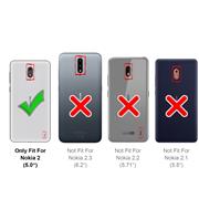 Schutzhülle für Nokia 2 Hülle Transparent Slim Cover Clear Case