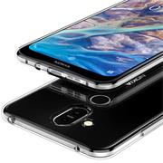 Schutzhülle für Nokia 8.1 Hülle Transparent Slim Cover Clear Case