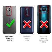 Schutzhülle für Nokia 8.1 Hülle Transparent Slim Cover Clear Case
