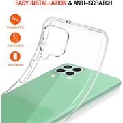 Schutzhülle für Samsung Galaxy A22 4G / M22 / M32 Hülle Transparent Slim Cover Clear Case
