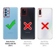 Schutzhülle für Samsung Galaxy A32 5G Hülle Transparent Slim Cover Clear Case