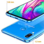 Schutzhülle für Samsung Galaxy A40 Hülle Transparent Slim Cover Clear Case