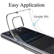 Schutzhülle für Samsung Galaxy A42 5G Hülle Transparent Slim Cover Clear Case