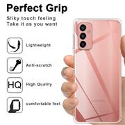 Schutzhülle für Samsung Galaxy M23 5G Hülle, Samsung M13 Hülle Transparent Slim Cover Clear Case