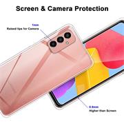 Schutzhülle für Samsung Galaxy M23 5G Hülle, Samsung M13 Hülle Transparent Slim Cover Clear Case