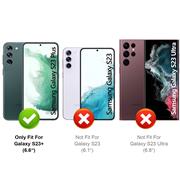 Schutzhülle für Samsung Galaxy S23 Plus Hülle Transparent Slim Cover Clear Case