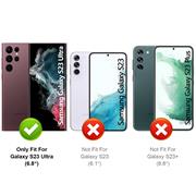Schutzhülle für Samsung Galaxy S23 Ultra Hülle Transparent Slim Cover Clear Case
