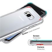 Schutzhülle für Samsung Galaxy S8 Hülle Transparent Slim Cover Clear Case