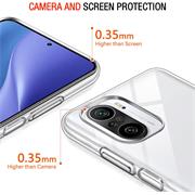 Schutzhülle für Xiaomi Poco F3 / Mi 11i Hülle Transparent Slim Cover Clear Case