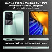 Schutzhülle für Xiaomi Poco F4 Hülle Transparent Slim Cover Clear Case