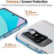 Schutzhülle für Xiaomi Redmi 10 Hülle Transparent Slim Cover Clear Case