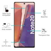 Panzerglas für Samsung Galaxy Note 20 Schutzfolie 2x Kamera Schutzglas Folie 2x Panzerfolie