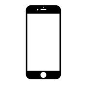 Full Screen Panzerglas für Apple iPhone 6 / 6S Schutzfolie Glas Vollbild Panzerfolie