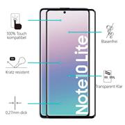 Full Screen Panzerglas für Samsung Galaxy Note 10 Lite Schutzfolie Glas Vollbild Panzerfolie