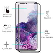 Full Screen Panzerglas für Samsung Galaxy S20 Schutzfolie Glas Vollbild Panzerfolie