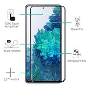 Full Screen Panzerglas für Samsung Galaxy S20 FE Schutzfolie Glas Vollbild Panzerfolie