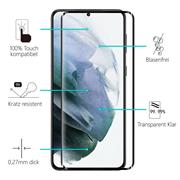 Full Screen Panzerglas für Samsung Galaxy S21 Ultra Schutzfolie Glas Vollbild Panzerfolie