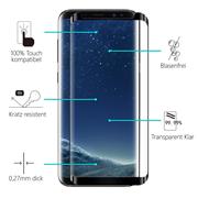 Full Screen Panzerglas für Samsung Galaxy S8 Schutzfolie Glas Vollbild Panzerfolie