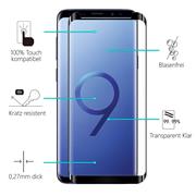 Full Screen Panzerglas für Samsung Galaxy S9 Schutzfolie Glas Vollbild Panzerfolie