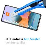 Panzerglas für Xiaomi Redmi Note 10 Pro Glas Folie Displayschutz Schutzfolie