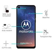 Panzerglas für Motorola One Vision Glas Folie Displayschutz Schutzfolie
