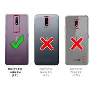 Panzerglas für Nokia 2.4 Glas Folie Displayschutz Schutzfolie