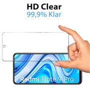 Panzerglas für Xiaomi Redmi Note 9 Pro / 9S Glas Folie Displayschutz Schutzfolie