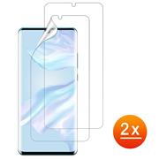 Fullscreen 2x Panzerfolie für Huawei P30 Folie Displayschutz Schutzfolie Schocksicher