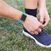 Sport Armband Gr. L 42/44 mm für Apple Watch Series 1 / 2 / 3 / 4 / 5 / 6 / 7 / SE Ersatzarmband Silikon Band