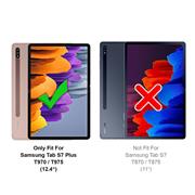 Klapphülle für Samsung Galaxy Tab S7+ 12.4 (T970 T975) Hülle Tasche Flip Cover Case Schutzhülle