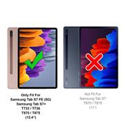 Schutzhülle für Samsung Galaxy Tab S7 FE / S7 Plus Hülle Hybrid Outdoor Back Case Cover