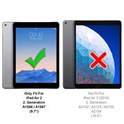 Robustes Slim Case für iPad Air 2 Hülle Anti Shock Schutzhülle Transparent