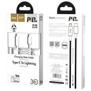 Hoco X36 USB C auf Lightning Kabel Power Delivery Ladekabel 18W PD Datenkabel