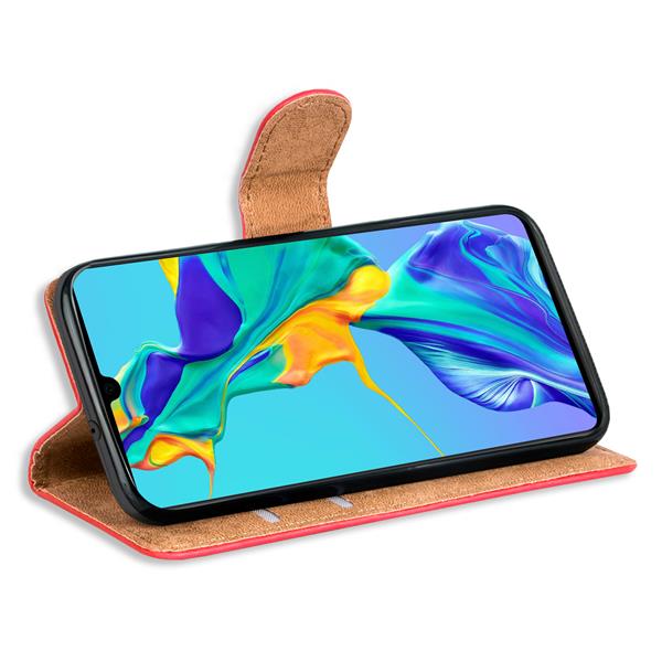 Klapphülle Für Huawei P30 Lite Mit Kartenfächern & Magnetverschluss – Stoßsicher, Blau, Inkl. Freihand-Funktion