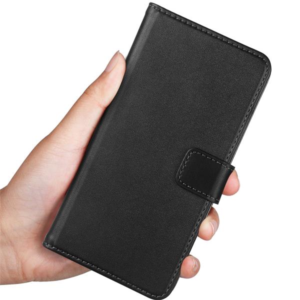 Étui Portefeuille Magnétique En Cuir Pour Nokia C21 Plus - Style Slim Avec Support Et Pochette Cartes - Neuf