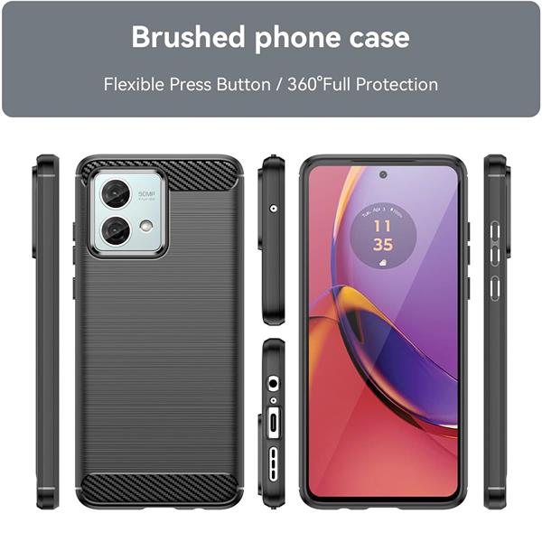 SCL Carbon Hülle Für Moto G8 Power – Stylisch & Schützend | Stoßfest Mit Carbon-Optik & Präzisen Ausschnitten