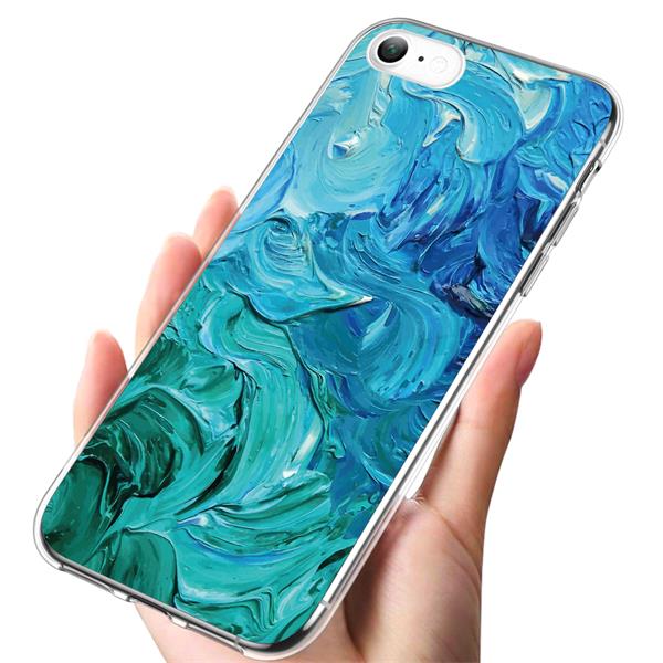 ALDHOFA IPhone 7 Hülle – Hybrid-Schutzhülle Aus TPU & PC Mit Integriertem Ständer, Blau