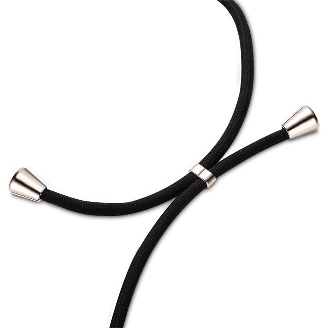Handykette für Huawei P Smart Z Case zum umhängen Schutzhülle Kordel Handy Hülle, Halsband Schwarz