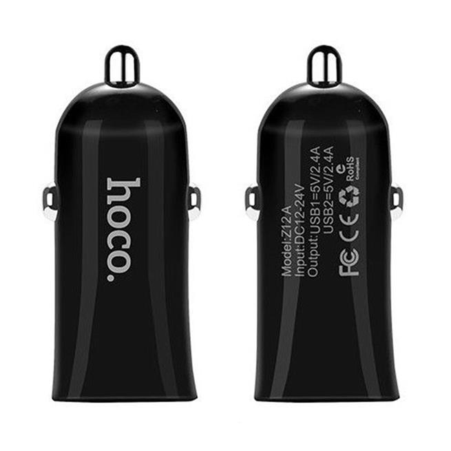 Hoco Z14 KFZ-Ladegerät 3.4A + Spiral Micro USB Kabel Stecker USB  Zigarettenanzünder