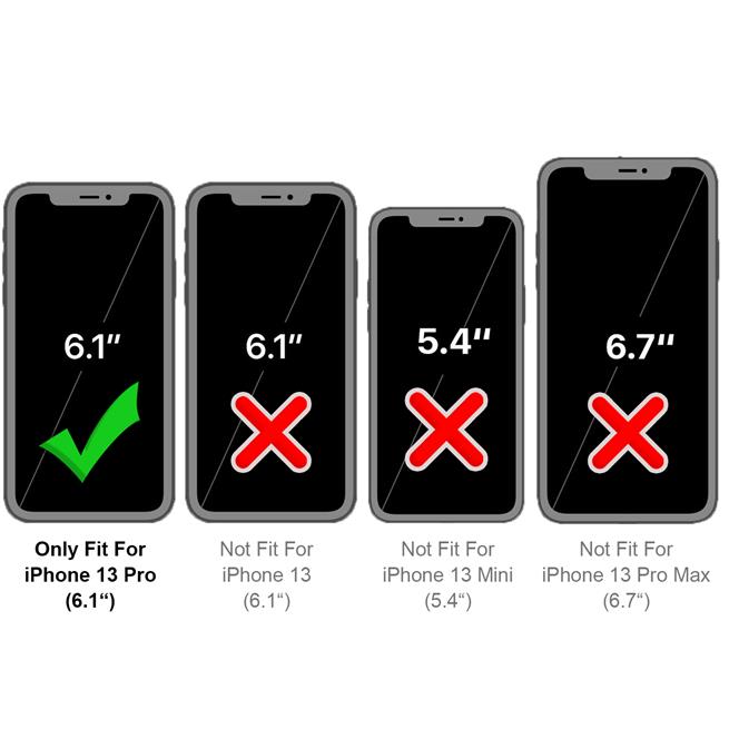 Basic Handyhülle für Apple iPhone 13 Pro Hülle Book Case klappbare Schutzhülle