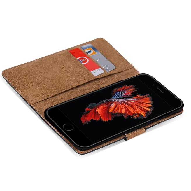Basic Handyhülle für Apple iPhone 6 / 6s Hülle Book Case klappbare Schutzhülle