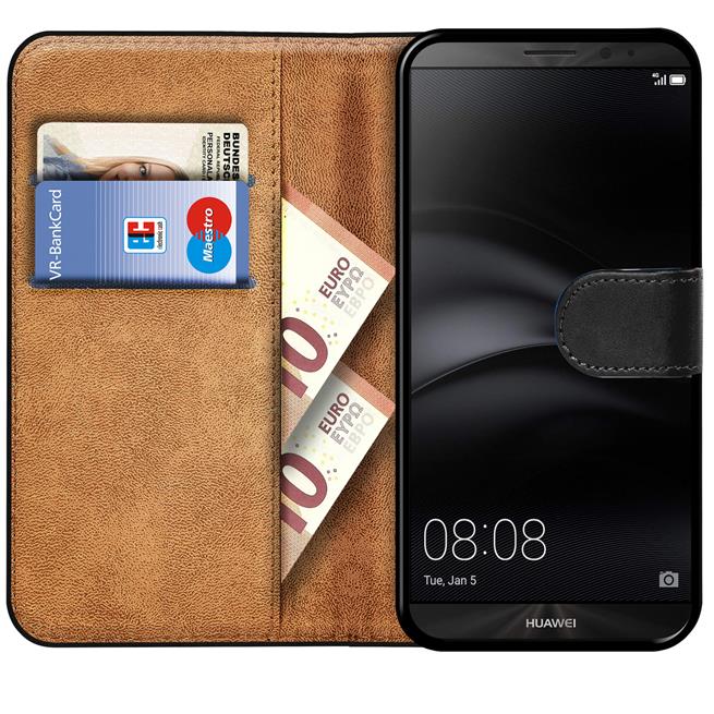 Basic Handyhülle für Huawei Mate 8 Hülle Book Case klappbare Schutzhülle