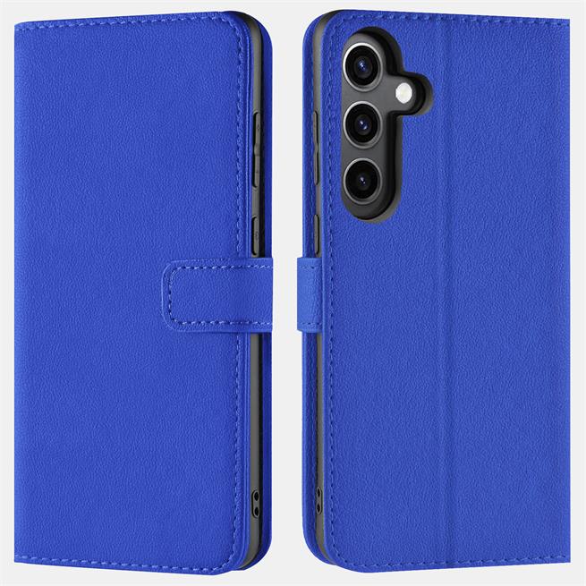 Basic Handyhülle für Samsung Galaxy S24+ Hülle Book Case klappbare Schutzhülle