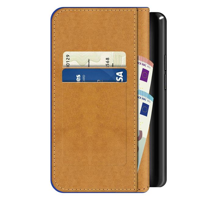 Basic Bookcase Hülle für Samsung Galaxy S5 Mini Case klappbare Schutzhülle