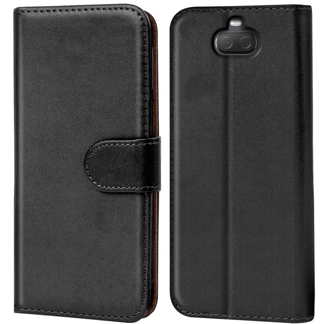 Basic Bookcase Hülle für Sony Xperia 10 Case klappbare Schutzhülle Basic Bookcase Hülle für Sony Xperia 10 Case klappbare Schutzhülle