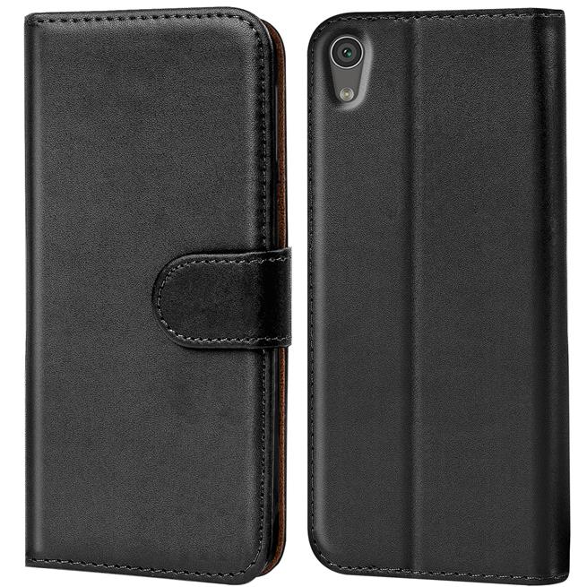 Basic Bookcase Hülle für Sony Xperia XA1 Ultra Case klappbare Schutzhülle Basic Bookcase Hülle für Sony Xperia XA1 Ultra Case klappbare Schutzhülle