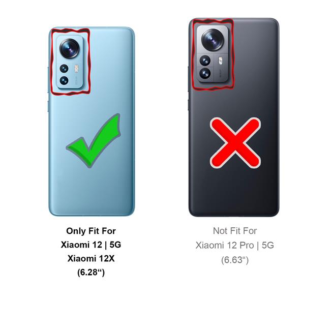 Basic Handyhülle für Xiaomi 12 / 12X | 5G Hülle Book Case klappbare Schutzhülle