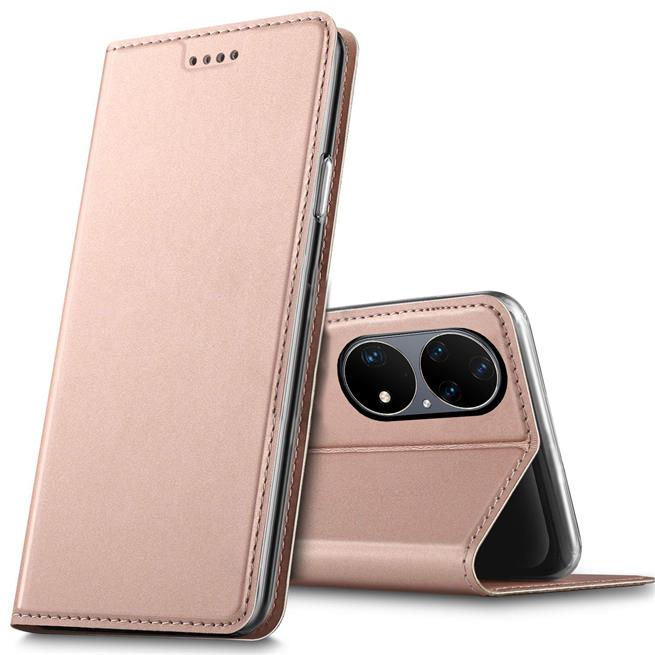 Magnet Case für Huawei P50 Pro Hülle Schutzhülle Handy Cover Slim Klapphülle