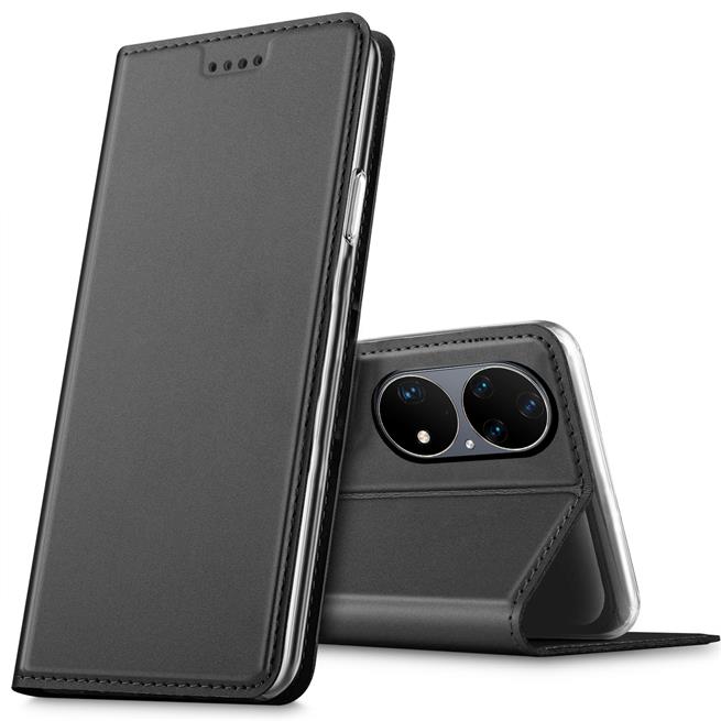 Magnet Case für Huawei P50 Pro Hülle Schutzhülle Handy Cover Slim Klapphülle