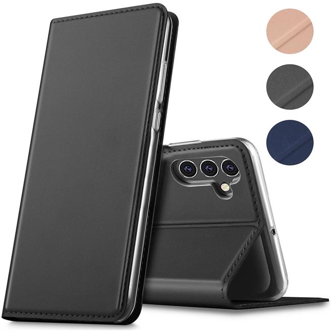 Silikon Hülle für Samsung Galaxy A34 5G Schutzhülle Matt Schwarz Backcover  Handy Case